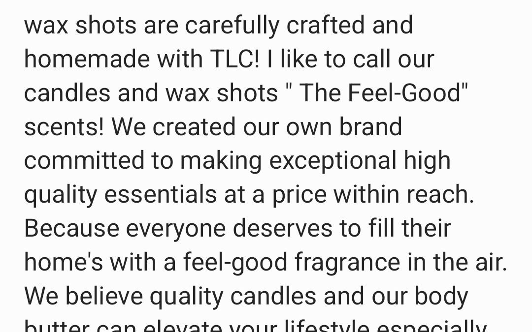 Assorted Sample Scented Wax Shots